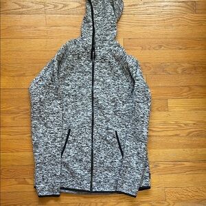 Gray Zip-Up Hoodie